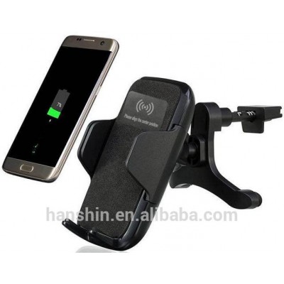 High quality 360 degree rotation Wireless Charging Pad Stand for iPhone,Samsung and Android Phone